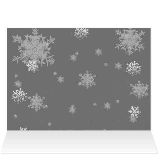 ティール(緑がかった色)クリスマスツリーと雪片 (内部横(上))