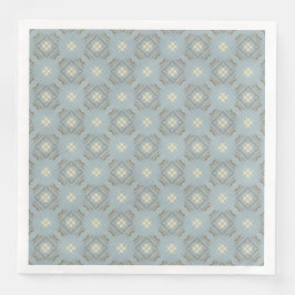 ティール（緑がかった色）、クリーム、および茶色のダイヤモンドチェッカーボードパターン