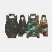 ティール（緑がかった色）クーパーパティナメタリック フェイバーボックス (折り畳みなし)