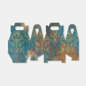 ティール（緑がかった色）クーパーパティーナ フェイバーボックス (折り畳みなし)