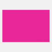 ティール（緑がかった色）クールピンクグリッターガール誕生日スライムパーティー ラッピングペーパーシート (正面2)