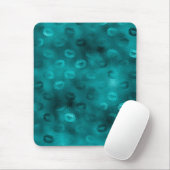 ティール（緑がかった色）ググラデーションラムグリッターリップパターン マウスパッド (マウス)