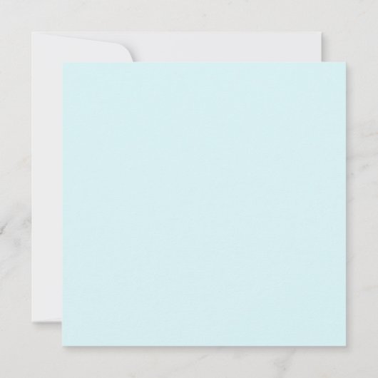 ティール（緑がかった色）グラムピーコックフェザーキンセアニェラ誕生日 招待状 (裏面)