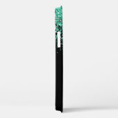 ティール（緑がかった色）グリッターエレガントスクリプト Case-Mate iPhoneケース (裏面 / 右)