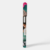 ティール(緑がかった色)グリーンジャングルズ離れトロピカルエレガンス写真 Case-Mate iPhoneケース (裏面 / 右)