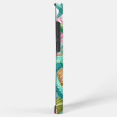 ティール（緑がかった色）グリーンヒトデ SAMSUNG GALAXYケース (右側面)