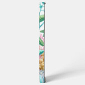 ティール（緑がかった色）グリーンヒトデ SAMSUNG GALAXYケース (左側面)