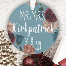 ティール（緑がかった色）グリーンベージュブルゴーニュ結婚のバラクリスマス