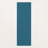 ティール（緑がかった色）グリーンヨガスタジオハムザカスタマイズ ヨガマット (裏面)