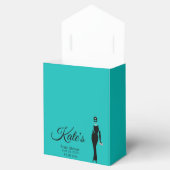 ティール(緑がかった色)グリーン優先バッグ フェイバーボックス (オープン)