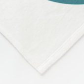 ティール(緑がかった色)グレーバレーボールガールズスポーツルームの装飾 フリースブランケット (角)