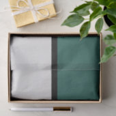 ティール（緑がかった色）グレー黒パタ市松模様にーン 薄葉紙 (ギフト)