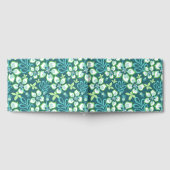 ティール（緑がかった色）コンボにおけるジャングルサーフパターン ゲストブック (全面)