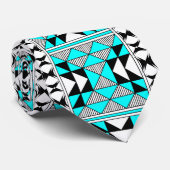 ティール（緑がかった色）サウスウェスト神聖な山のタイ ネクタイ (ロール)