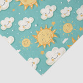 ティール（緑がかった色）サニーデイ 薄葉紙 (詳細)