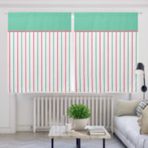 ティール（緑がかった色）サーモン白い縦ストライプ型パターン