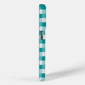 ティール（緑がかった色）シェードのカラーブロック（ライトグレー） Case-Mate iPhoneケース (裏面 / 右)