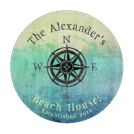 ティール（緑がかった色）シグラデーションアモノグ航海のラム カッティングボード