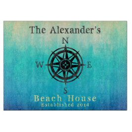 ティール（緑がかった色）シグラデーションアモノグ航海のラム カッティングボード