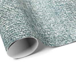 ティール（緑がかった色）シルバーグラファイトブルーメートルブラシメイクアップVip ラッピングペーパー