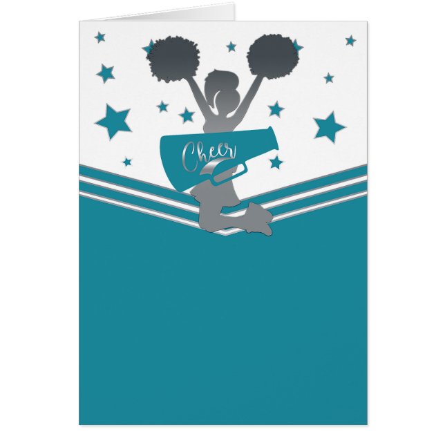 ティール（緑がかった色）シルバースターズ応援リーディングサンキュー (正面)