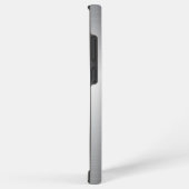 ティール(緑がかった色)シルバースパークルグラムきらきら光るメパーソナライズされたタル SAMSUNG GALAXYケース (右側面)