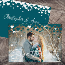 ティール（緑がかった色）、シルバーハート、ウィンターまたはヴァレンティ結婚ーズ