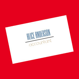 ティール（緑がかった色）シンプル計モダン理士業務 名刺