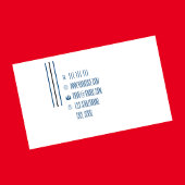 ティール(緑がかった色)シンプル計モダン理士業務 名刺