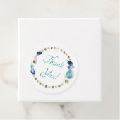 ティール（緑がかった色）シーシェルとパールズキンセアニェラ党の好意 フェイバータグ (インサイチュ)