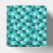 ティール（緑がかった色）ジオメトリ三角形の優先ボックス フェイバーボックス (上部)