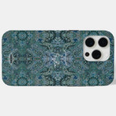 ティール(緑がかった色)ジプシーデザイン携帯電話ケース Case-Mate iPhoneケース (裏面 (横))