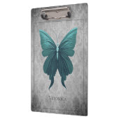 ティール(緑がかった色)ジュエリードトンフライ クリップボード (左)