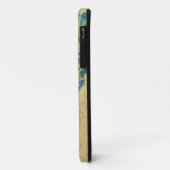 ティール(緑がかった色)ジラフェスの電話ケース Case-Mate iPhoneケース (裏面/左)