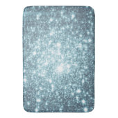 ティール(緑がかった色)スターズバスマット バスマット (正面縦)