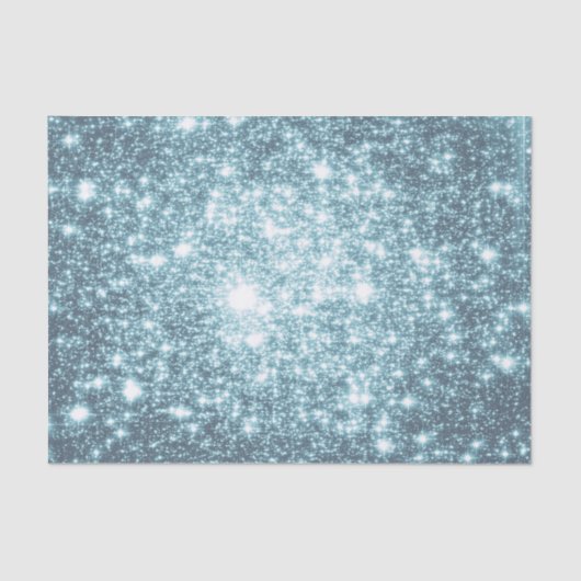 ティール(緑がかった色)スターティッシュペーパー 薄葉紙 (正面)