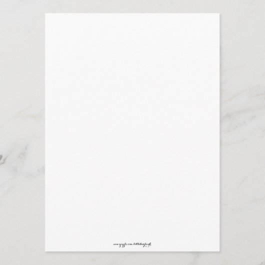 ティール(緑がかった色)スターフィッシュビーチ結婚式ディナーメニュー メニュー (裏面)