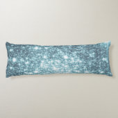 ティール（緑がかった色）スター抱き枕 ボディピロー (裏面)