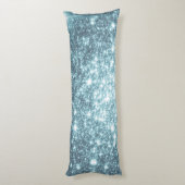 ティール（緑がかった色）スター抱き枕 ボディピロー (裏面 (縦))