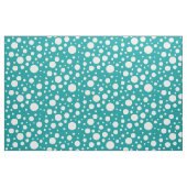 ティール（緑がかった色）スポット生地 ファブリック (ヤード)