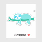 ティール(緑がかった色)スロッスオンアブランチ シール (シート)