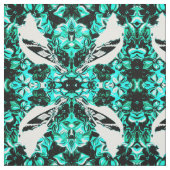 ティール（緑がかった色）ソンバード ファブリック (見本)