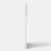 ティール（緑がかった色）タイガーとグ淡い色のリーン iPhoneケース (右側面)