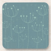 ティール（緑がかった色）タンデロン コースター (正面)