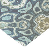 ティール(緑がかった色)ターコイズシーフオムグリーンボヘミアントリーアート ミディアムテーブルランナー (コーナー)