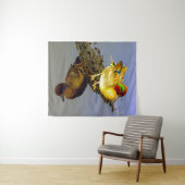 ティール（緑がかった色）ダックウォールタペストリー タペストリー (インサイチュ(横))