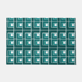 ティール（緑がかった色）トプシトルヴィ ドアマット