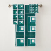 ティール(緑がかった色)トプシトルヴィ バスタオルセット (インサイチュ)