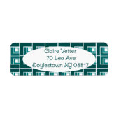 ティール（緑がかった色）トプシトルヴィ ラベル (正面)