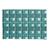 ティール(緑がかった色)トプシトルヴィ 枕カバー (正面)